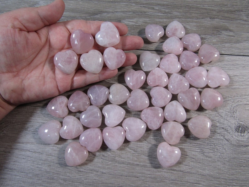 Rose Quartz Heart A1 image 8