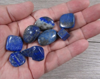 Lapis 0.5 inch + Tumbled Stone T123