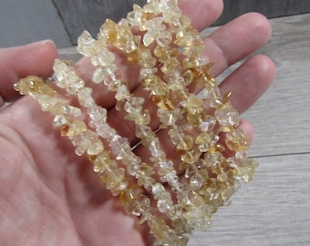 Citrine Stretchy String Bracelet G200