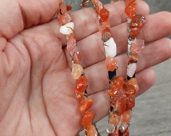 Carnelian Crystal Heqadband Gemstone Fairy Princess Style