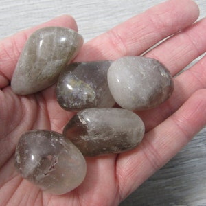 Smoky Quartz 3/4 inch Tumbled Stone T149 image 4