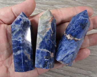 Sodalite Large 3 inch + Obelisk 5102