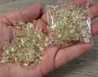 Citrine Chips Stone Small Bag 0.8 oz + Tumbled Stones