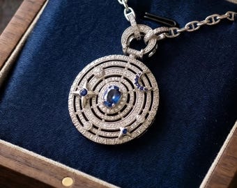 Celestial Y Necklace, galaxy sun pendant Jewelry, Pixie mystical, Moon, and Star Necklace,gift for huband or collegue