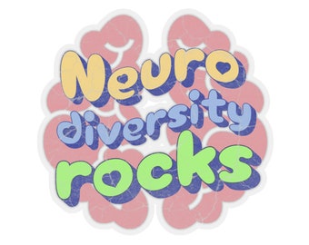 Neuro Diversity Rocks Sticker, Mindfulness , Autism Awareness, Equality, Neurodiversity, Dysleixa, Special Education, Special ed,