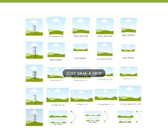 Canva Mockup Bundle | Drag and Drop Template |  Mug Wrap  Mockup | Tumbler Mockup bundle | Libbey Glass Wrap | Digital Download