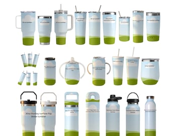 Canva Tumbler Mockup Bundle | 25+ Drag & Drop Tumbler Mockup Templates | Stanley, YETI Hogg, Stainless Mockup | Digital Download