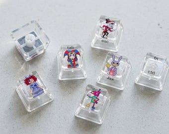 Personaliza teclas personalizadas con cualquier diseño, ofreciendo a los jugadores de PC regalos únicos para accesorios de juego, decoración creativa para el escritorio y obsequios.