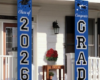 Class of 2026 Graduation Porch Banner, Congrats Grad Party Decor