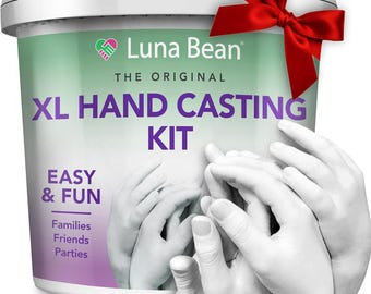 XL Family Hand Casting Kit, Keepsake Memory Mold, Easy DIY Fun