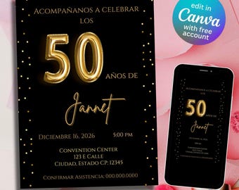 Invitación de 50 años digitales