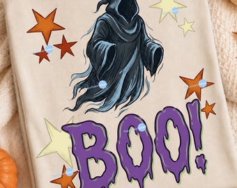Paranormal PNG, Ghostly Shadow Figure Clipart, Spooky Season Sublimation, Boo Digital Download, Creepy Halloween Design