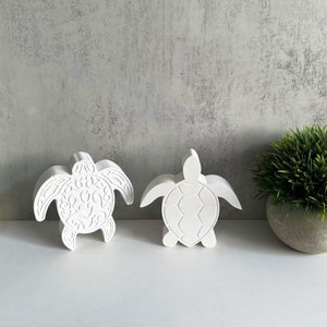 Sea Turtle Silicone Mold,Concrete Plaster Turtle Mold,Epoxy Resin Sea Turtle Mold,Wax Candle Making Mold,Cement Animal Silicon Mold 240464