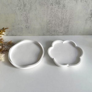 Concrete Tray Silicone Mold,Plaster Tray Silicon Mold,Epoxy Resin Plate Mold,Cement Coaster Silicon Mold,Resin Coaster Mold 221383