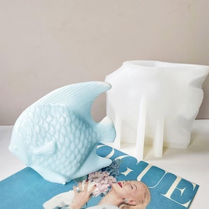 Fish Candles Silicone Mold,Fish Candles Making Mold,Concrete Plaster Fish Mold,Epoxy Resin Fish Mold,Wax Silicon Mold 231970