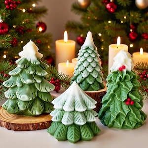 Christmas Tree Candles Silicone Mold,Wax Candles Making Silicon Mold,Concrete Plaster Christmas Mold,Epoxy Resin Christmas Mold 232173