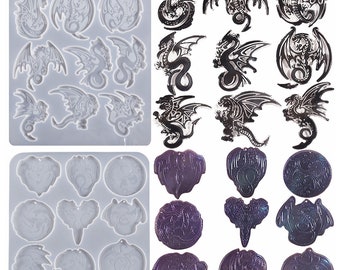 Moules En Résine En Forme De Poignard, épée En Résine - Moules En Silicone - Moules En époxy Avec Fil Artisanal Et Perles De Cristal Pour Porte-clés