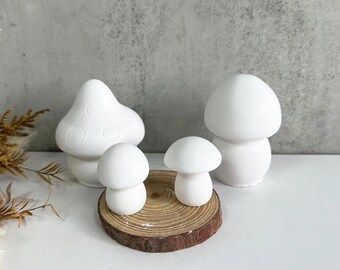 Stampo in silicone a forma di fungo, stampo in gesso e cemento per funghi, stampo in resina epossidica per funghi, stampo per candele di cera, stampo in cemento 240814