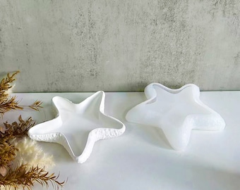 Starfish Dish Silicone Mold,Concrete Plaster Star Tray Silicon Mold,Epoxy Resin Jewelry Dish Mold,Trinket Dish Silicon Mold 221329