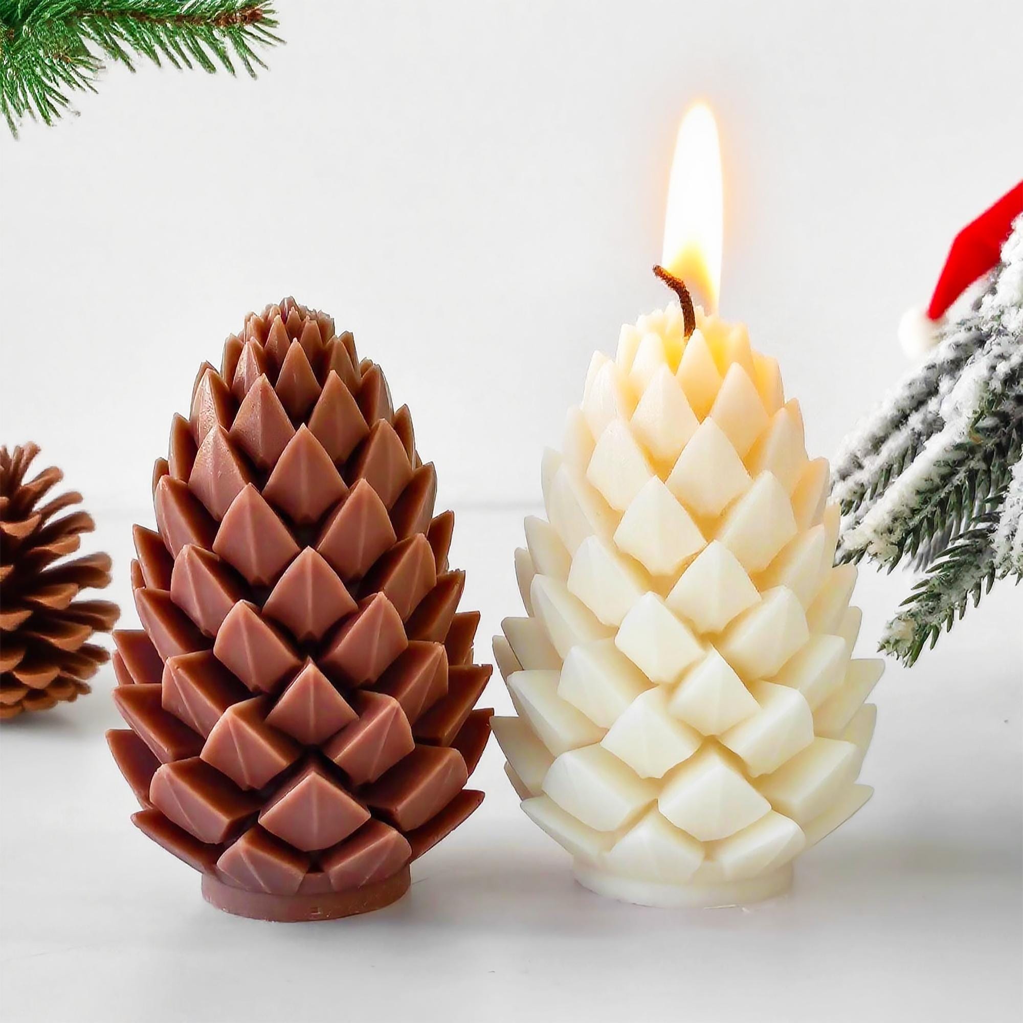 Moule de bougie d'arbre de noël 3D, moule à savon en argile de Silicone, décor de gâteau au chocolat à faire soi-même acheter à prix bas - livraison gratuite, avis réels avec