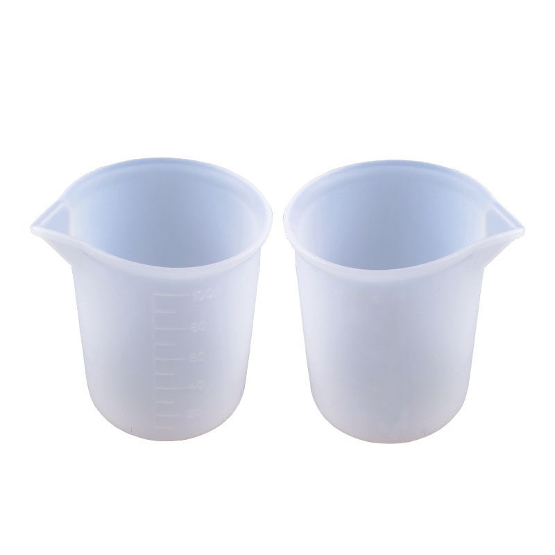 Gartful 100ml Resin Measuring Cups, 9PCS 3 oz Graduated Silicone Resin  Mixing Cups, Reusable Stir and Pour Tools for Epoxy Resin, Jewelry Casting