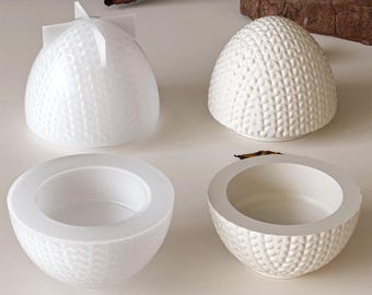 Stampo in silicone per scatola portaoggetti per uova, stampo per scatola portaoggetti in gesso e cemento, stampo in silicone per scatola portagioie, stampo per uova in resina epossidica, stampo per cera 223528