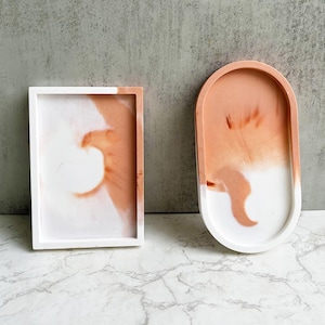 Rectangle Oval Tray Silicone Mold,Concrete Plaster Trinket Tray Mold,Epoxy Resin Jewelry Tray Mold,Resin Plate Silicon Mold 221458