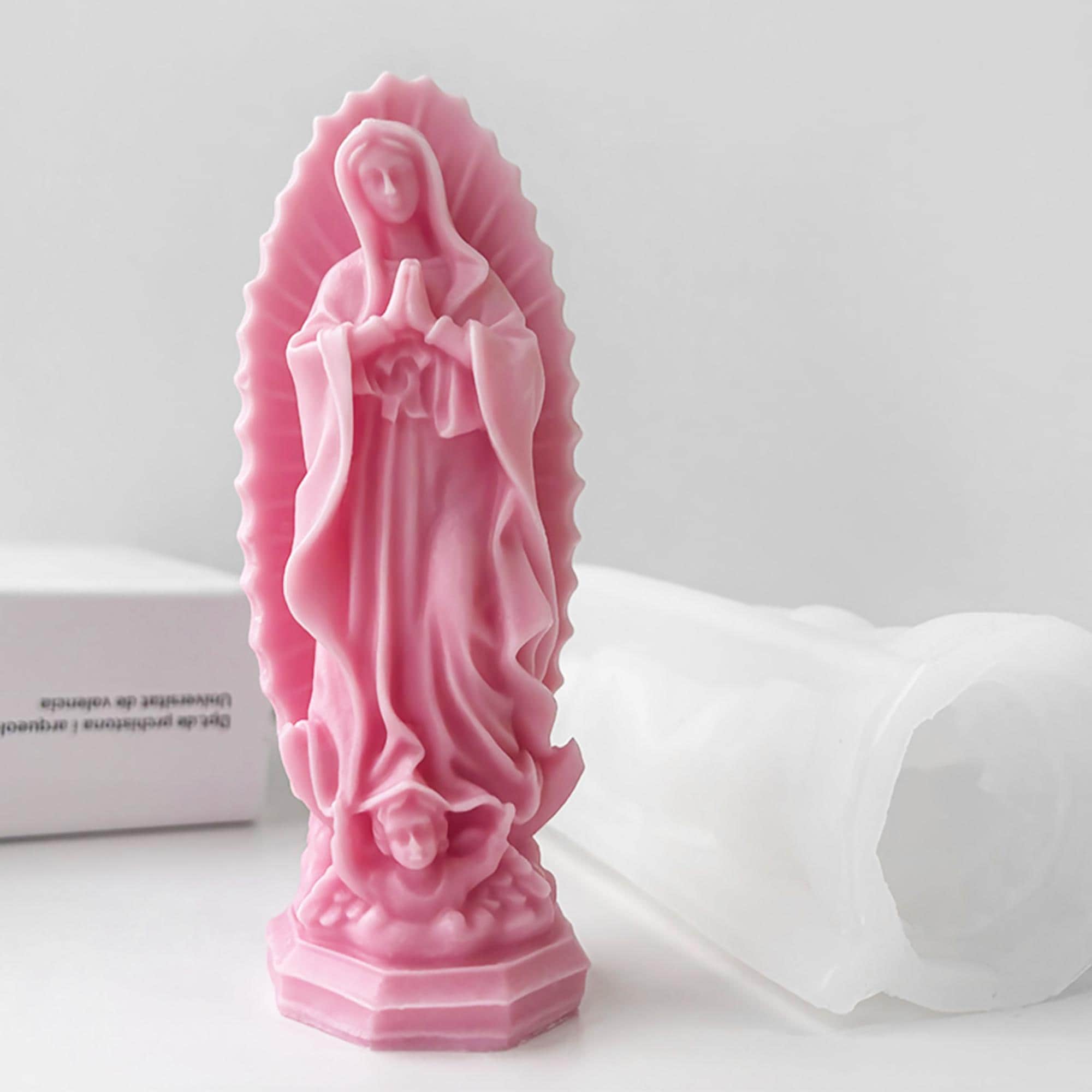Virgin Mary Statue Candle Silicone Mold,concrete Plaster Virgin Mother Mary Mold,wax Candle Making Silicon Mold,epoxy Resin Mold 231719 - Etsy Israel Virgin Mary Statue Candle Silicone Mold,concrete Plaster Virgin Mother Mary Mold,wax Candle Making Silicon Mold,epoxy Resin Mold 231719 - Etsy Israel