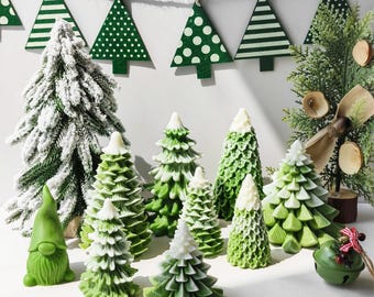 Stampo in silicone per candele di Natale, stampo in silicone per candele di cera di Babbo Natale, stampo in gesso per cemento, stampo in resina epossidica 231775