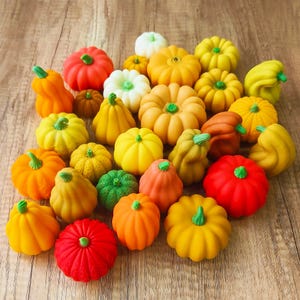 Pumpkin Candles Silicone Mold,Wax Candles Silicon Mold,Concrete Plaster Pumpkin Mold,Epoxy Resin Pumpkin Mold,Halloween Candles Mold 232049