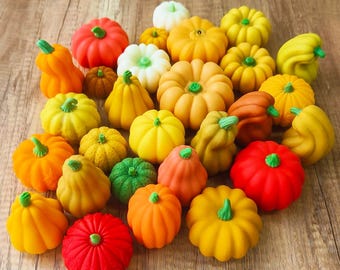 Stampo in silicone per candele di zucca, stampo in silicone per candele di cera, stampo in gesso per zucca, stampo in resina epossidica per zucca, stampo per candele di Halloween 232049