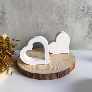 Heart Silicone Mold,Concrete Plaster Heart Mold,Epoxy Resin Love Mold,Heart Candles Silicon Mold,Heart Ornament Resin Mold 240435