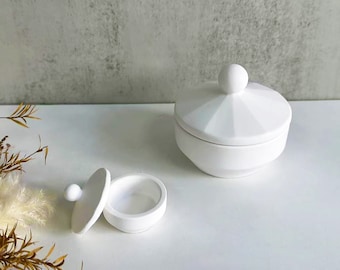 Round Storage Box Silicone Mold,Concrete Candle Holder Silicon Mold,Epoxy Resin Trinket Box Mold,Cement Candle Holder Mold 223266