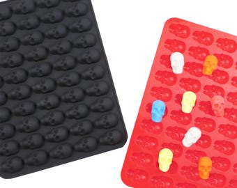 Skull Silicone Mold,Handmade Skull Chocolate Silicon Mold,Epoxy Resin Halloween Skull Mold,UV Resin Skull Mold,Candy Silicon Mold 250315