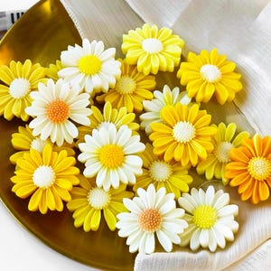 2 Styles Flower Silicone Mold,Daisy Resin Mold,Sun Flower Resin Mold,Scented Plaster Flower Mold,Flower Soap Silicon Mold 231058