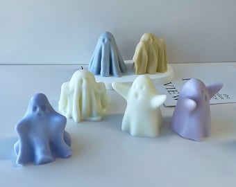 Halloween Ghost Candles Silicone Mold,Scented Candles Silicon Mold,Handmade Soap Mold,Epoxy Resin Ghost Mold,Concrete Plaster Mold 231068