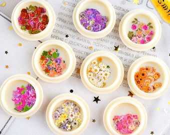 Mixed Wood Pulp Flowers For Resin Craft,Color Flowers For Resin Filling,Jewelry Making Filler Supplies,Nail Art Flowers Supplies 290120
