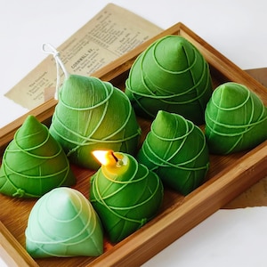Rice Dumpling Candles Silicone Mold,Wax Candles Silicon Mold,Concrete Plaster Chinese Food Mold,Epoxy Resin Rice Dumpling Mold 232057