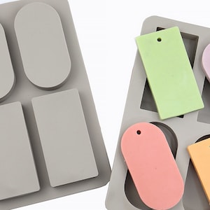 Aroma Tablet Silicone Mold,Oval Mold,Rectangle Mold,Perfume Plaster Diffuser Mold,Fragrance Tablet Mold,Wax Candle Mold 250090