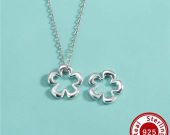 13.6MM Hollow Flower Pendants,Solid 925 Sterling Silver Charm,Plain Silver Charm,DIY Bracelet Necklace Jewelry Making Craft Supplies 4500759