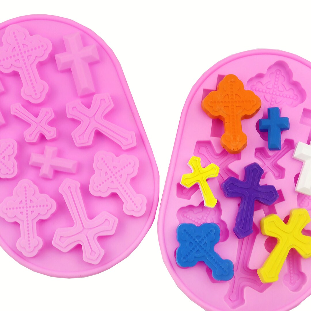 Cross Silicone Mold,epoxy Resin Cross Mold,concrete Plaster Cross Mold