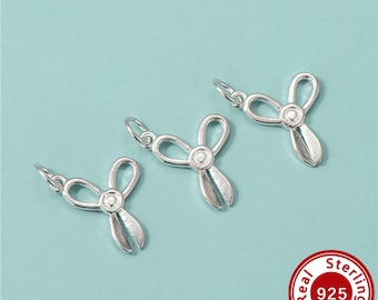 16MM Mini Scissors Pendants,Solid 925 Sterling Silver Charms,Plain Silver Charms,DIY Beaded Bracelet Jewelry Making Craft Supplies 4500748