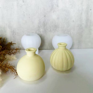 Round Vase Silicone Mold,Concrete Plaster Flower Pot Mold,Epoxy Resin Vase Mold,Flower Vase Silicon Mold 222134