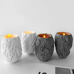 Insect Shape Candle Cup Silicone Mold,Wax Candle Making Mold,Concrete Plaster Candle Cup Mold,Epoxy Resin Mold,Candle Silicon Mold 231635