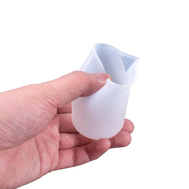 Misurino In Silicone Pieghevole Antiaderente Per Resina Epossidica - Strumento Di Miscelazione Con Scala Graduata Per Gioielli E Craft