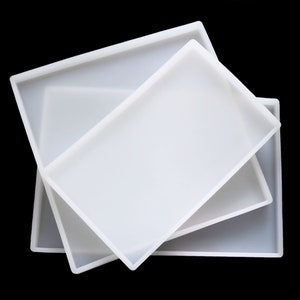 DIY Silicone Resin Tray Mold suit Vanity Tray Serving Tray Epoxy