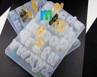 Letter Silicone Mold,Initial Alphabet Mold,Lowercase Alphabet Charm Mold,Pendant Mold,Key Chain Mold,Silicon Mold For Letter DIY 212371