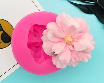 5-Pack Daisy Flower Fondant Molds - Silicone Baking Decorating Tools For Cake Cupcakes