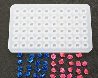 Diamond Silicone Mold,Epoxy Resin Gemstone Pendant Mold,UV Resin Charm Mold,Dangle Earring Silicon Mold,Jewelry Resin Mold 212494