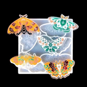 Butterfly Pendant Silicone Mold,Resin Keychain Mold,Epoxy Resin Butterfly Mold,Silicon Mold For Resin Butterfly Pendant DIY 212291